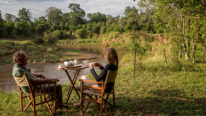 River Facing & Forest Facing Tents